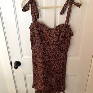 SHEIN animal print dress